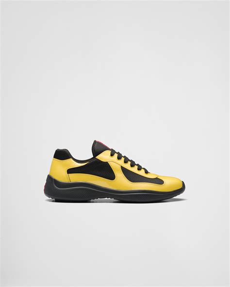 yellow black prada|prada shoes yellow.